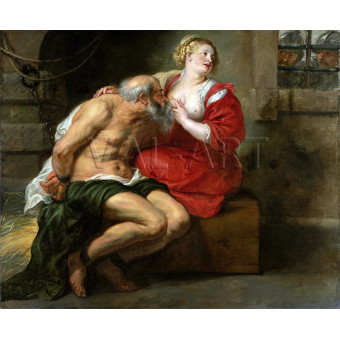 Репродукции на картини: Кимон и Перо (Римско милосърдие) (1625-1635) – Петер Паул Рубенс